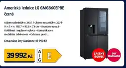 Datart Americká Lednice LG GMG860EPBE černá nabídka