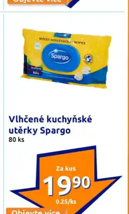 Action Vlhčené kuchyňské utěrky Spargo nabídka