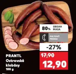Kaufland PRANTL Ostravské Klobásy nabídka