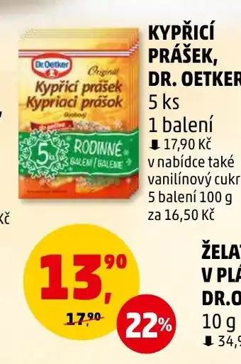 Penny Market Kypřící Prášek DR. OETKER nabídka