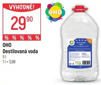 Globus OHO Destilovaná voda nabídka