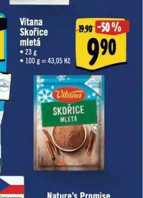 Vitana skořice mletá