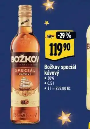 Albert Božkov speciální kávový nabídka