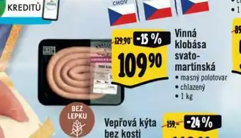 Albert Vinná klobása svatomartinská nabídka
