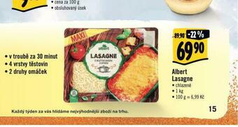 Albert Albert lasagne nabídka