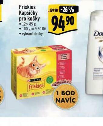 Albert Friskies kapsičky pro psy nabídka