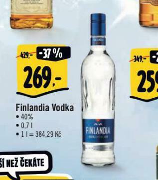 Albert Finlandia vodka nabídka