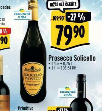 Albert Prosecco solicello nabídka