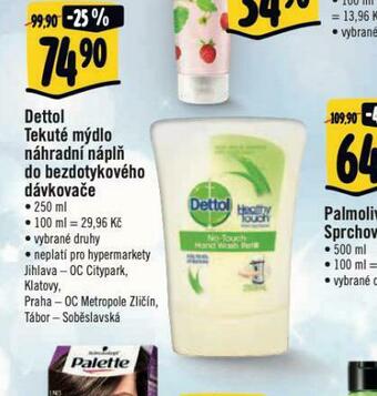 Albert Dettol tekuté mýdlo náhradní náplň nabídka