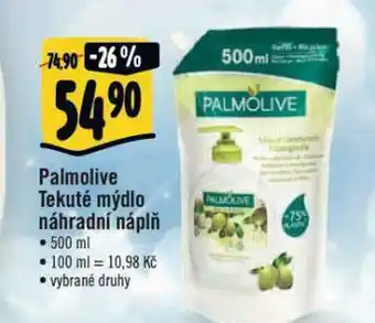 Albert Palmolive tekuté mýdlo náplň nabídka