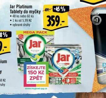 Albert Jar platinum tablety do myčky nabídka