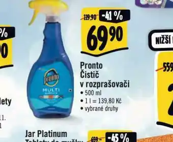 Albert Pronto čistič v rozprašovači nabídka