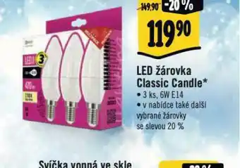Albert Led žárovka classic candle nabídka