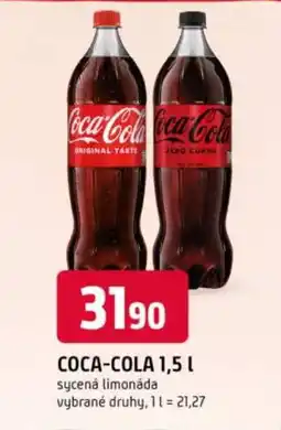 Trefa COCA-COLA nabídka