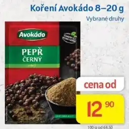Kubík potraviny Koření AVOKADO nabídka
