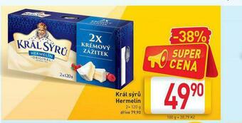 Billa Král sýrů hermelín nabídka