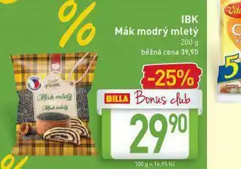 Billa Mák modrý metý nabídka