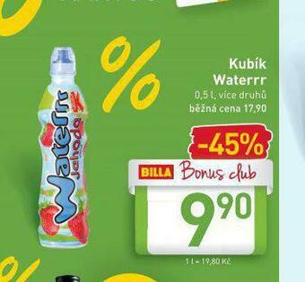 Billa Kubík waterrr nabídka