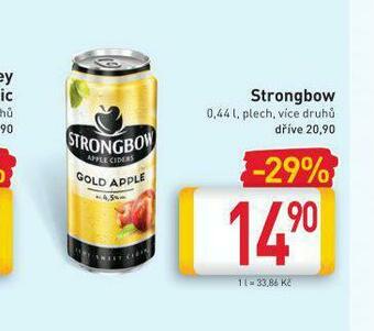 Billa Strongbow nabídka