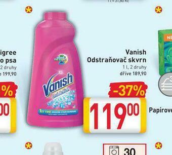 Billa Vanish odstraňovač skvrn nabídka