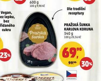 Penny Market Pražská šunka nabídka