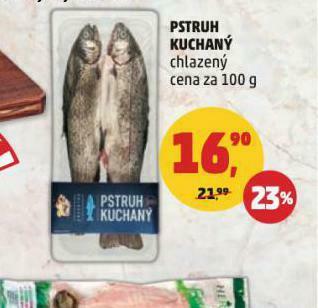 Penny Market Pstruh kuchaný nabídka