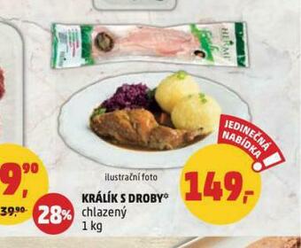Penny Market Králík s droby nabídka