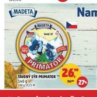 Penny Market Tavený sýr primátor nabídka