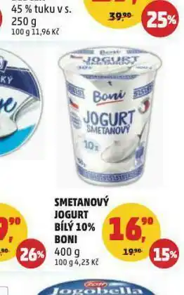 Penny Market Smetanový jogurt bílý 10% nabídka
