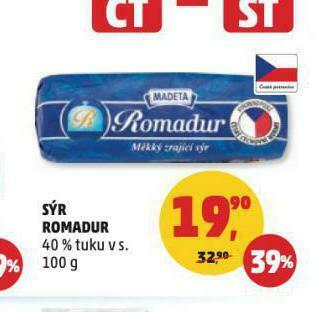 Penny Market Sýr romadur nabídka
