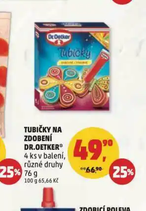 Penny Market Tubičky na zdobení dr. oetker nabídka