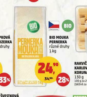 Penny Market Bio mouka pernerka nabídka