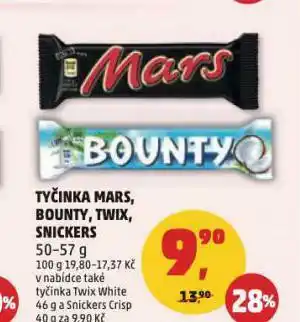 Penny Market Tyčinka mars, bounty, twix, snickers nabídka