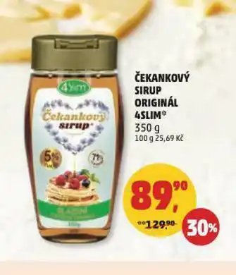 Penny Market Čekanokový sirup 4slim nabídka