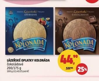 Penny Market Kolonáda lázeňské oplatky nabídka