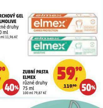 Penny Market Elmex zubní pasta nabídka