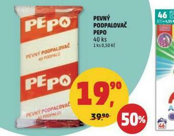 Penny Market Pepo pevný podpalovač nabídka