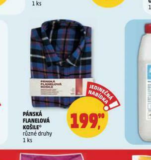 Pánská flanelová košile