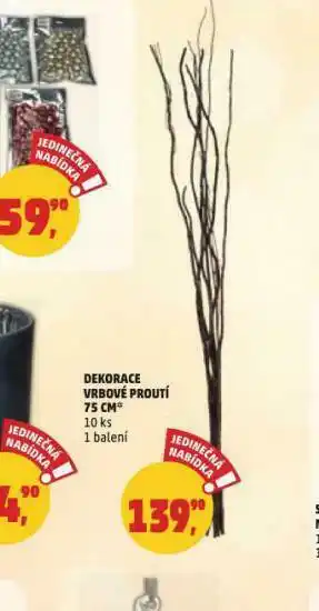 Penny Market Dekorace vrbové proutí nabídka