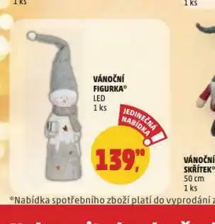 Penny Market Vánoční figurka nabídka