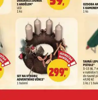 Set na výrobu adventního věnce