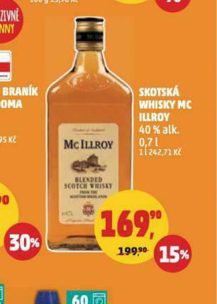 Penny Market Skotská whisky mc illoy nabídka