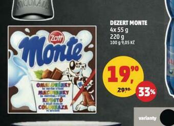 Penny Market Dezert monte nabídka