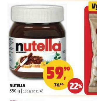 Penny Market Nutella nabídka