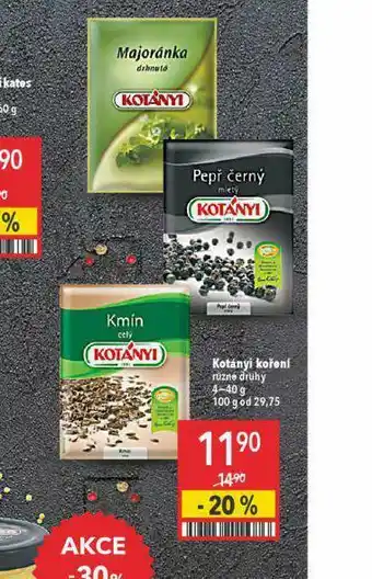 Globus Konátyi koření nabídka