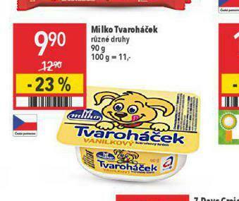 Globus Milko tvaroháček nabídka
