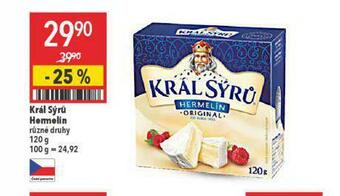 Globus Král sýrů hermelín nabídka