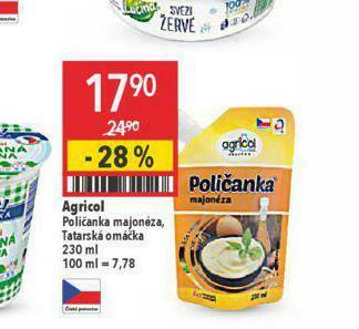 Globus Agricol poličanka majonéza nabídka