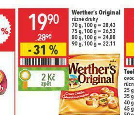 Globus Werther´s original nabídka