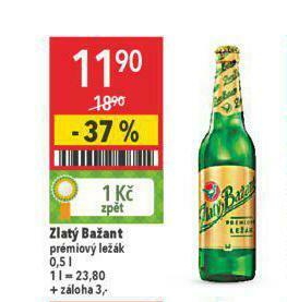 Globus Pivo zlatý bažant nabídka